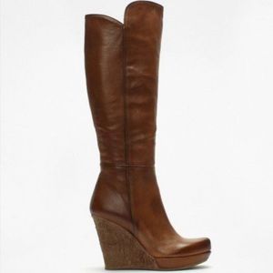 Wisdom Tan leather boots